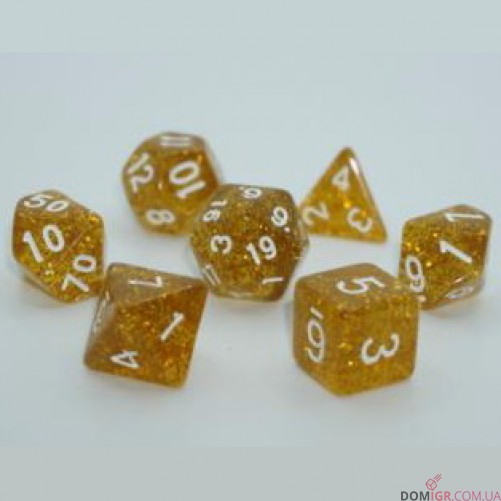 Набор кубиков - Glitter 7 Dice Set (в ассортименте)
